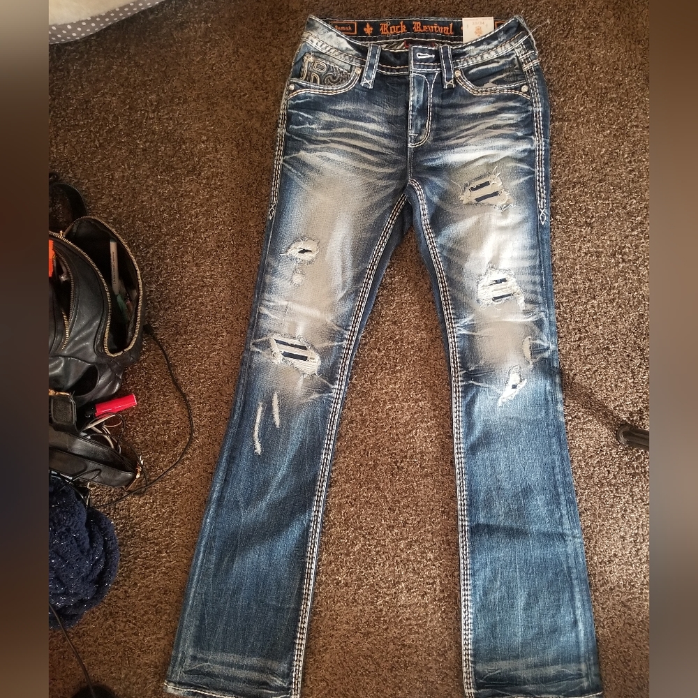 ROCK REVIVAL Jean's womens 25